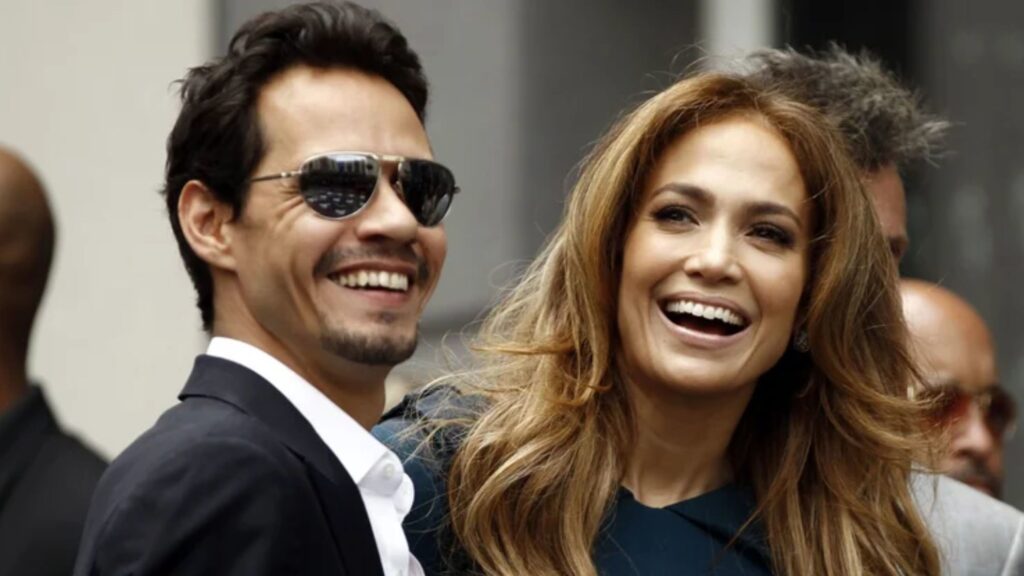 Lopez's with her third husband Marc Anthony.