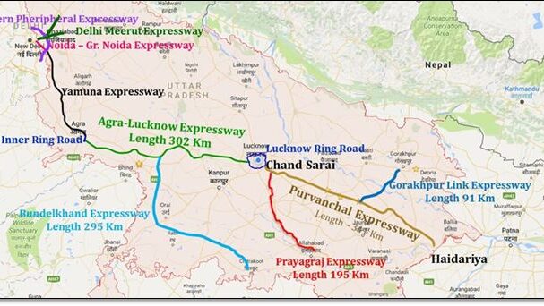 Bundelkhand Expressway Route Map