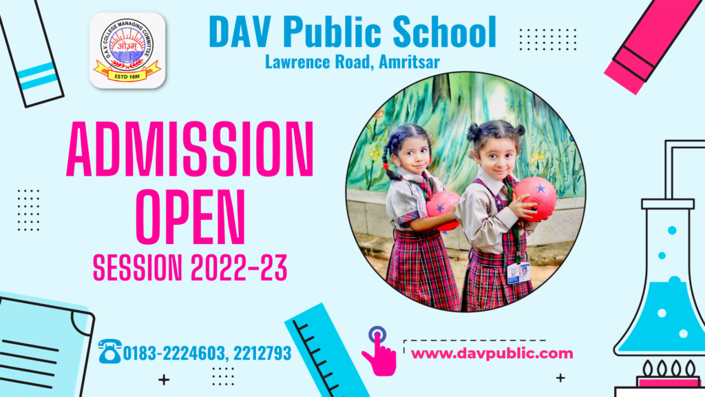 D A V Public School Lawrence Road is one of the popular schools in Amritsar because of the quality of education. 