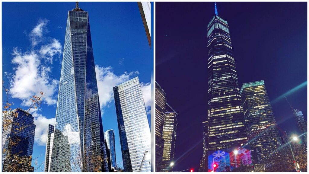One World Trade Center has total space of 3.1 million square feet which makes it one of the biggest buildings in the world. 