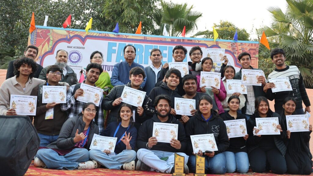 GGSIPU Anugoonj 2026 Prelims winners at FIMT College.