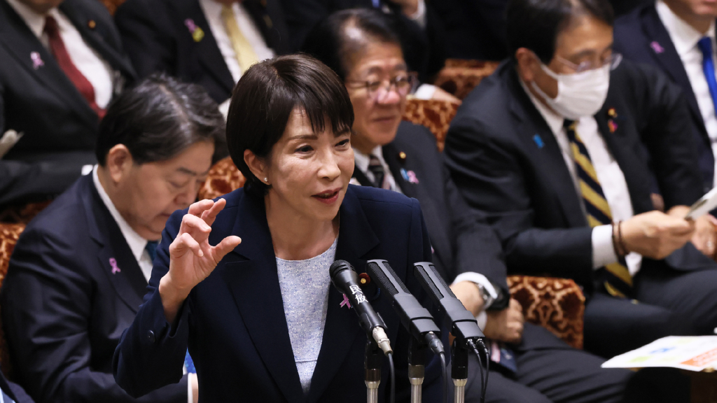 Japan Prime Minister Sanae Takaichi
