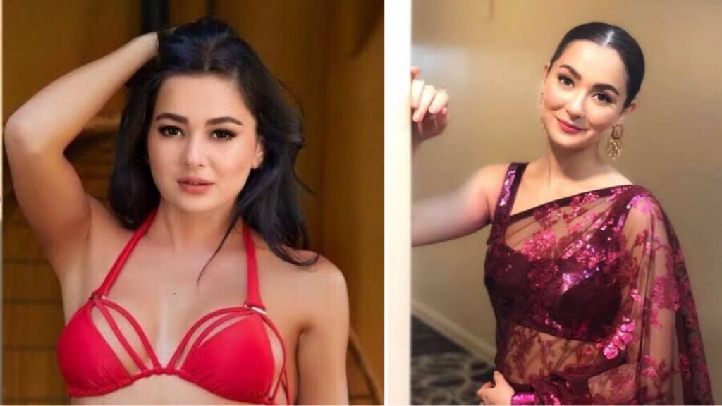 Hania Aamir big boobs and saree- hottest actress of Pakistan