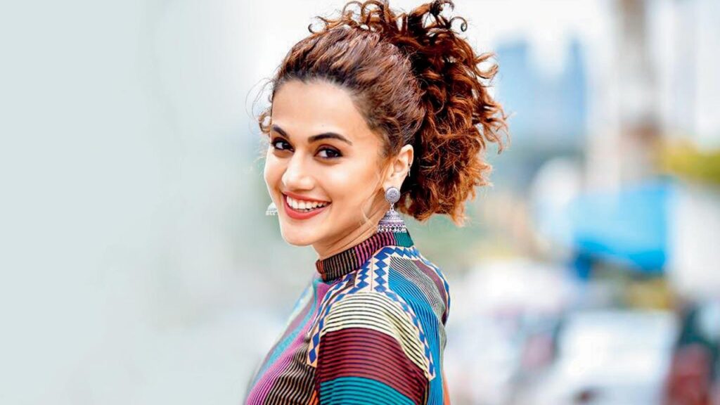 Smiling Taapsee Pannu is beautiful and sexy