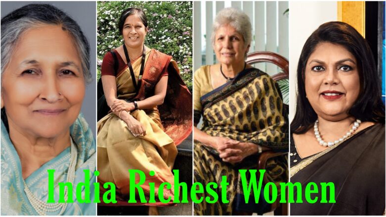 Top 10 Wealthiest and Richest Women in India 2022
