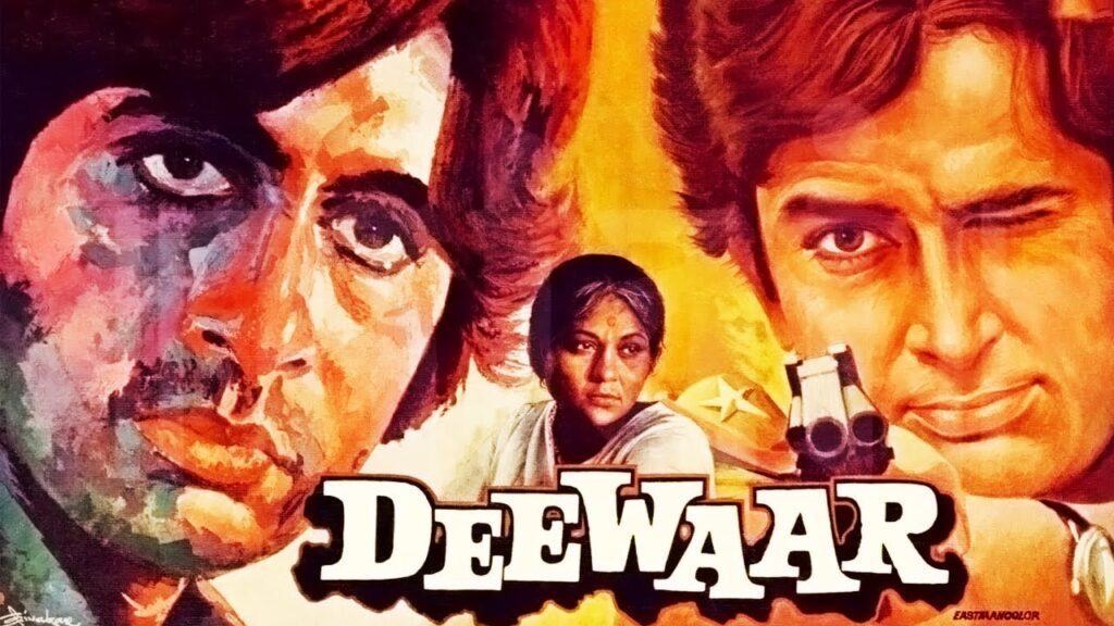 Deewaar (1975) is one of the top Bollywood movies.