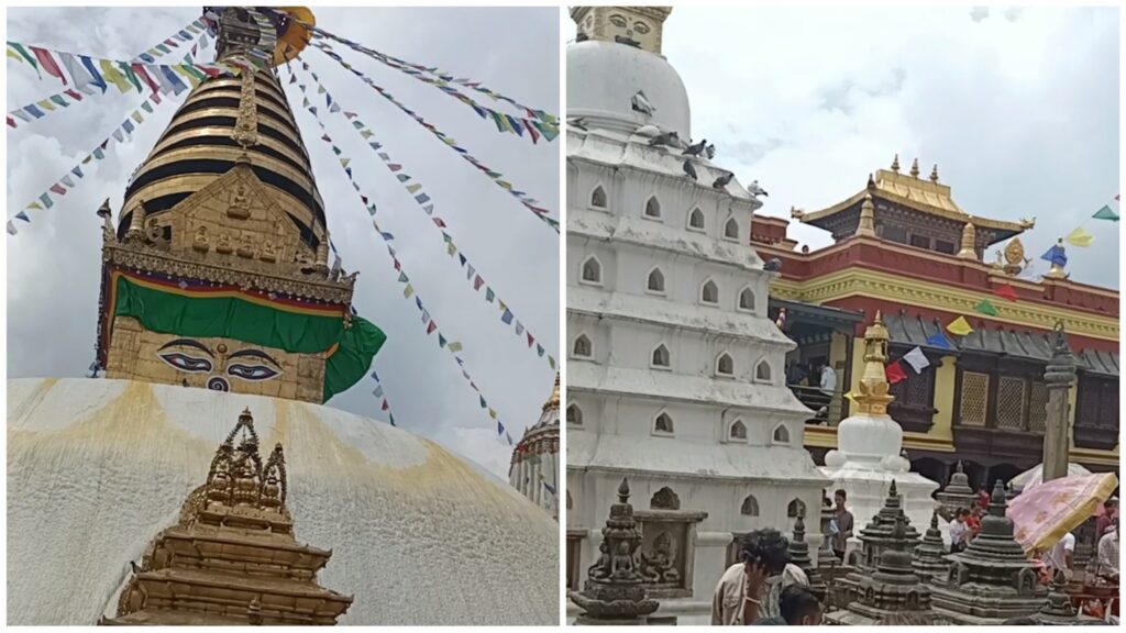 Swayambhunath Temple is the most visited temple and the best places to visit in Kathmandu.