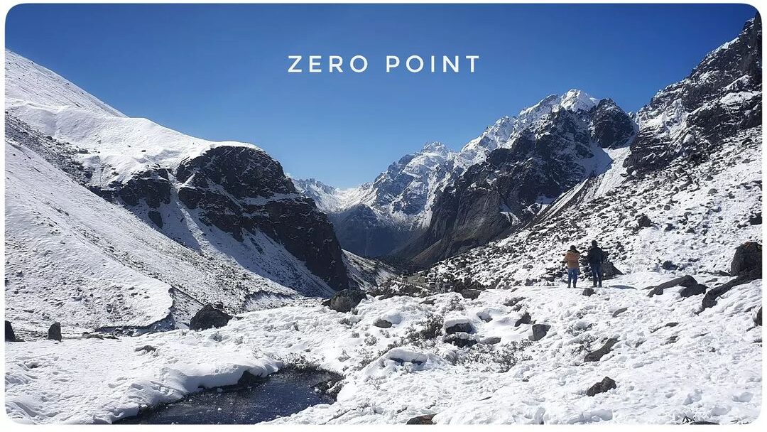 Zero Point Sikkim is one of the best hill stations near Patna to visit.