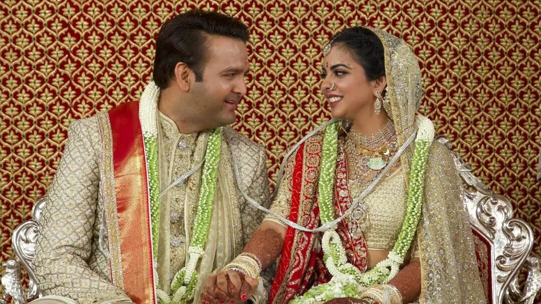 Isha and Anand Piramal's marriage image.