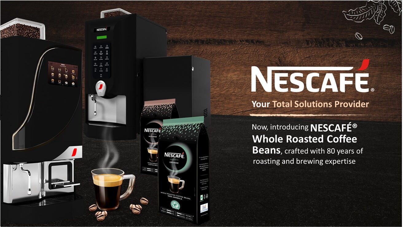 Nescafe is one of the most popular coffee vending machines in the world.