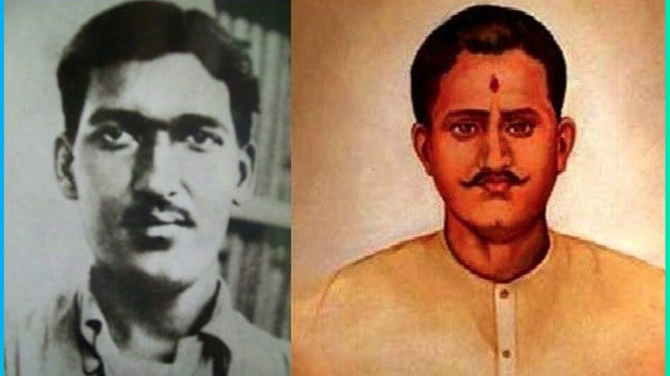 Ram Prasad Bismil and Ashfaqulla Khan photo.