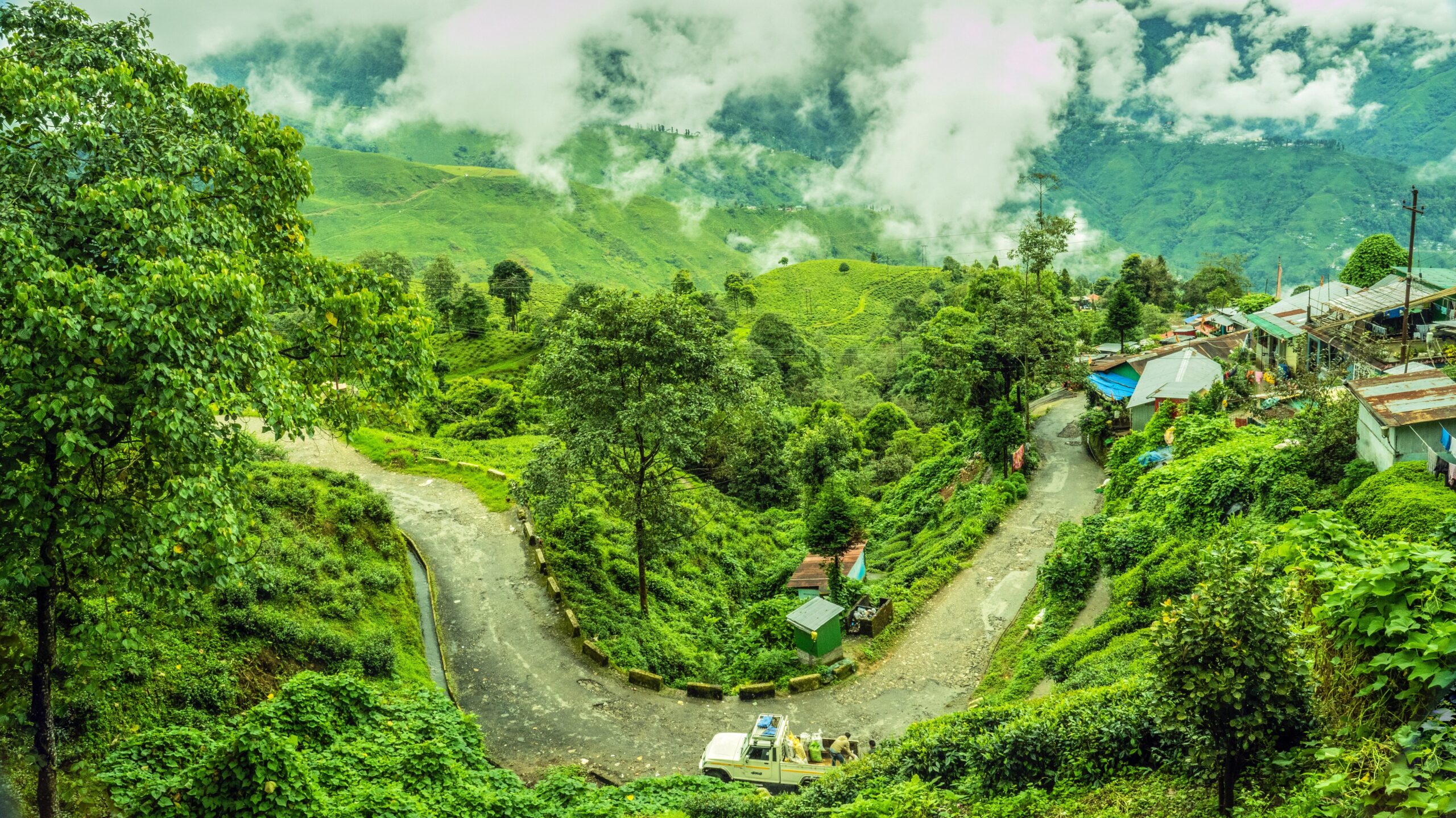 Darjeeling is one of the famous places to visit in West Bengal. 