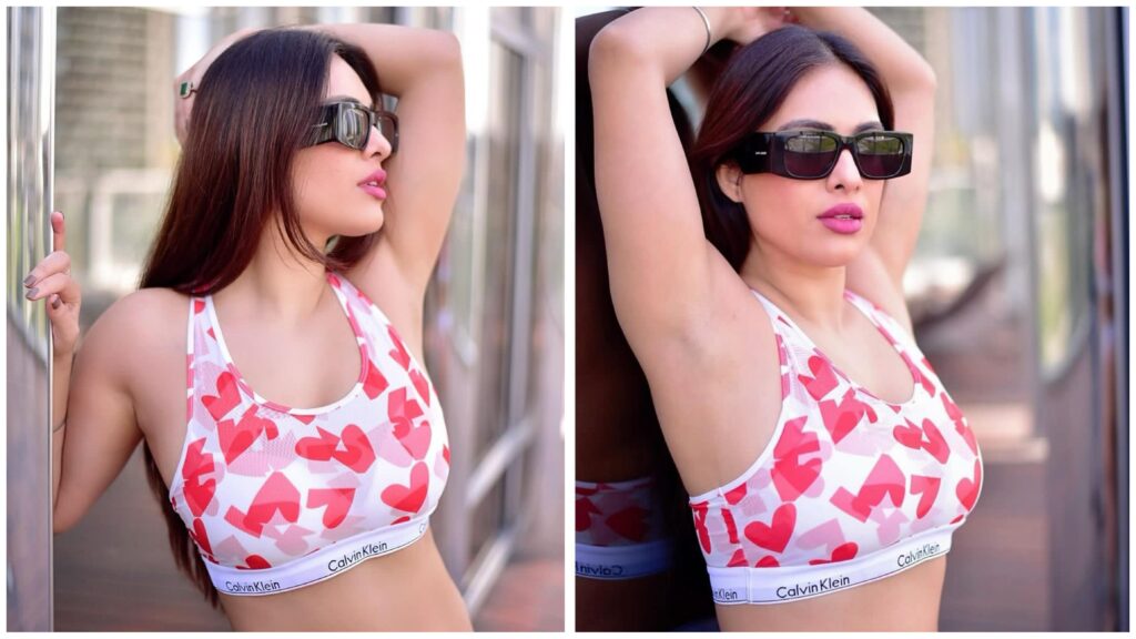 Neha Malik images in bra are getting viral over the internet. 