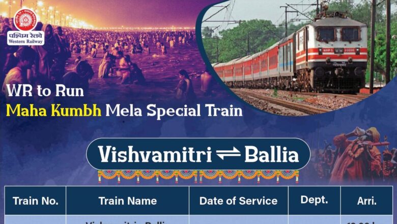 Western Railway to Operate Maha Kumbh Special Train