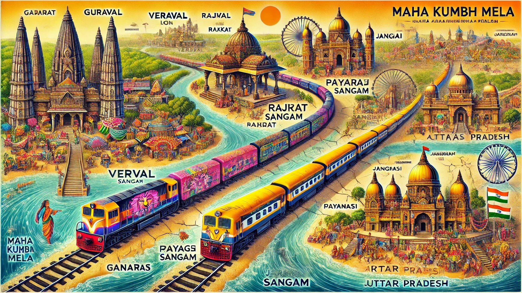 Maha Kumbh Special Trains Between Gujarat and UP