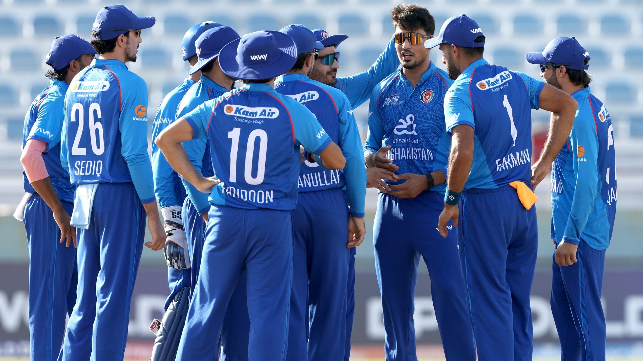 ICC Men’s T20 World Cup 2026 Afghanistan Team.