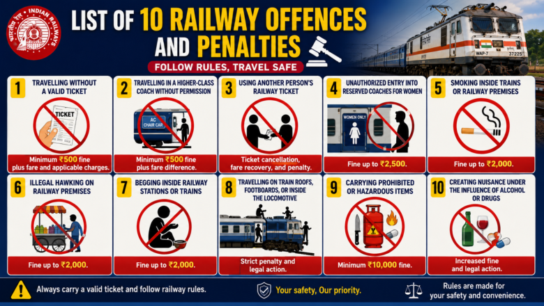 Indian Railways Has Increased Fines for These 10 Things From 1 July 2026